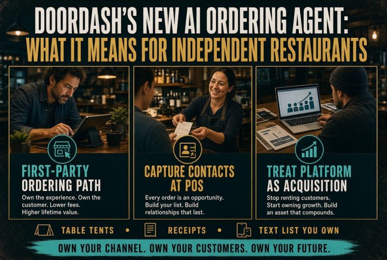 DoorDash’s New AI Ordering Agent: What It Means for Independent Restaurants