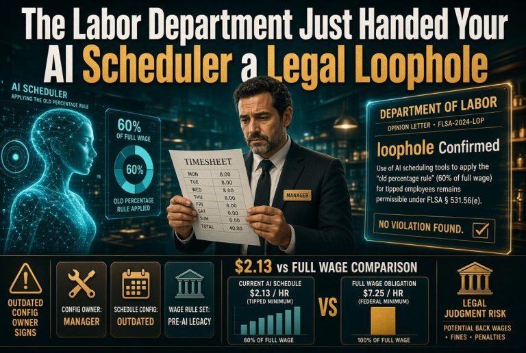 The Labor Department Just Handed Your AI Scheduler a Legal Loophole