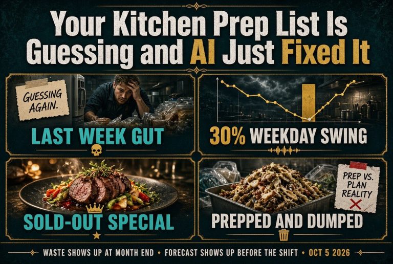 Your Kitchen Prep List Is Guessing and AI Just Fixed It