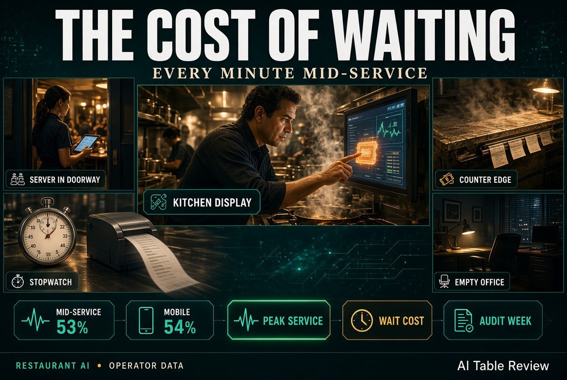 The cost of waiting: restaurant AI prompts land mid-service