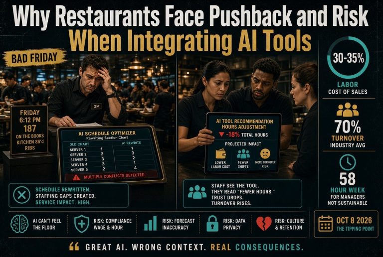 Why Restaurants Face Pushback and Risk When Integrating AI Tools
