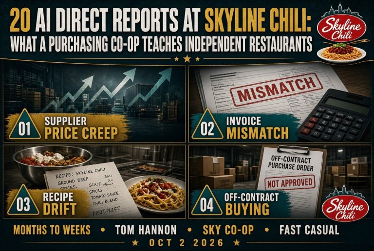 20 AI ‘Direct Reports’ at Skyline Chili: What a Purchasing Co-op Teaches Independent Restaurants
