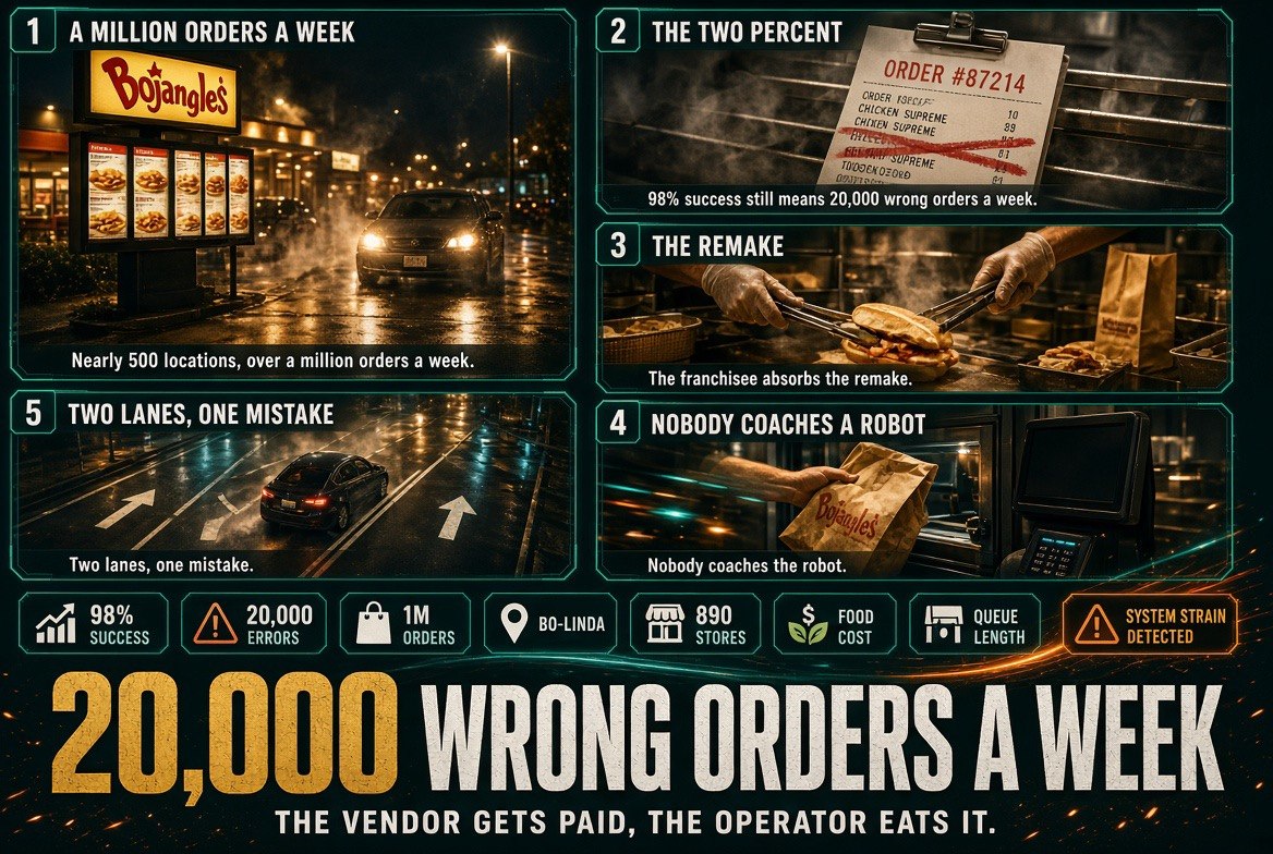 98% accuracy still means 20,000 wrong drive-thru orders a week