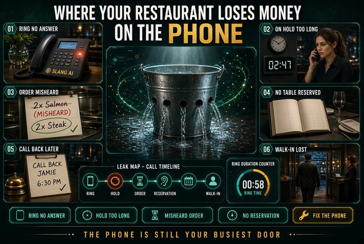 Where an independent restaurant loses money on the phone